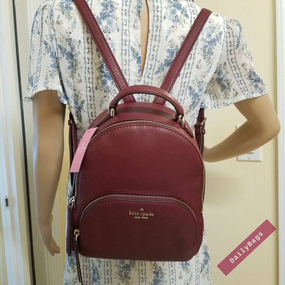 KATE SPADE MEDIUM JACKSON BACKPACK CHERRYWOOD